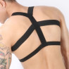 MenSexyWear Harnais élastique Multi Band Noir